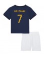 Ranska Antoine Griezmann #7 Kotipaita Lasten MM-kisat 2022 Lyhythihainen (+ shortsit)
